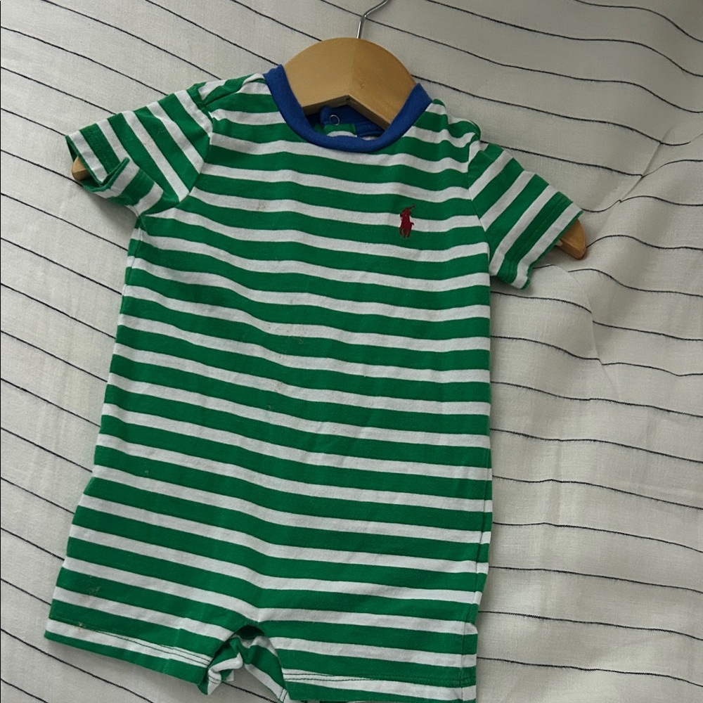 Ralph Lauren baby boy one piece romper 6M